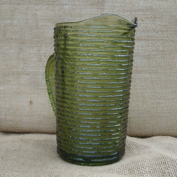 Vintage Anchor Hocking Soreno Pattern Juice Pitcher - Picture 4 of 14